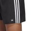 adidas 3-Stripes CLX Very Short-Length Swim pánské šortky Black/White