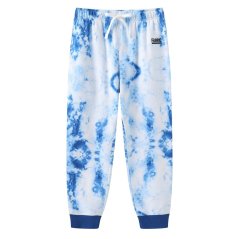 Fabric TieDye Children Pants for Junior Blue/White