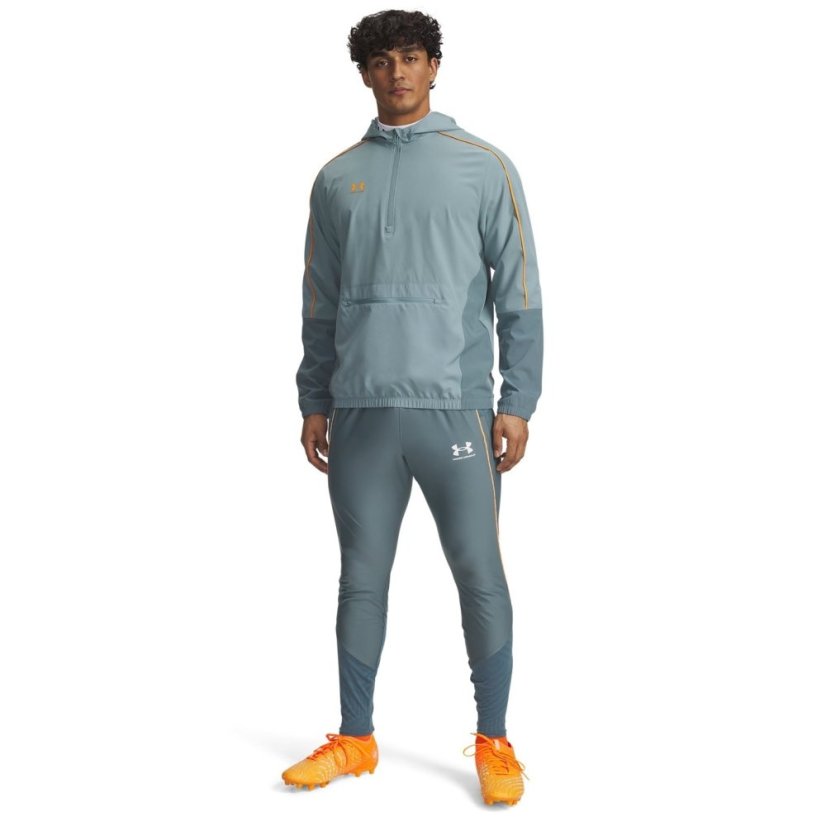 Under Armour Men's Chal Performance Tracksuit Bottom Grey/Orange