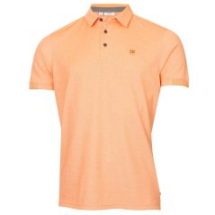 Calvin Klein Golf Men's Short-Sleeve Performance Polo Shirt Orange