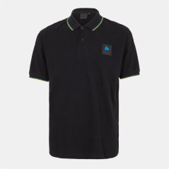Money Colour Patch Polo Black