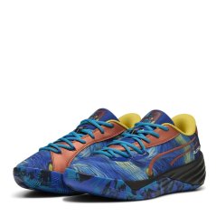Puma Men's All-Pro Nitro Dylan Exhib Basketball Trainers Vivid Blue-Tr