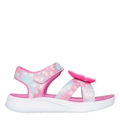 Skechers Kids' Flat Sandals Pink Sparkle