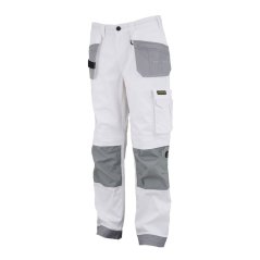 Dunlop On Site Work Trousers Mens White