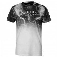 Firetrap Sub pánské tričko Dark Lightning