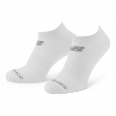 New Balance 3 Pack Low Cut Socks Juniors White