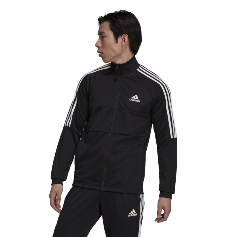 adidas Sereno Track Jacket Mens Black/White