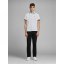 Jack and Jones Paulos Tipped Pique Short Sleeve Polo Shirt White