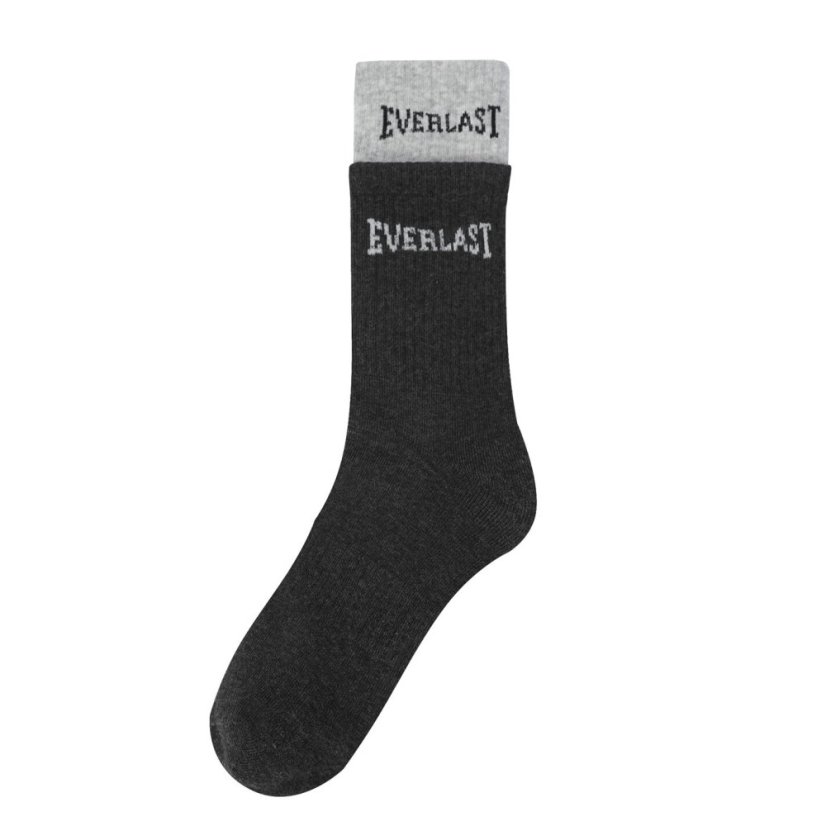 Everlast Men's Ribbed Crew Socks Multi