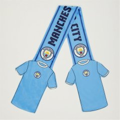 Team Manchester City Football Scarves Blue