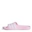 adidas Adilette Aqua Slides Junior Pink/White