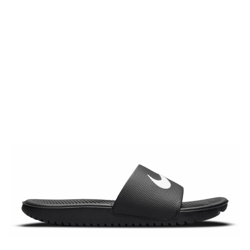 Nike Kawa Little/Big Kids' Pool Sliders Black/White