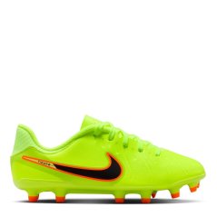 Nike Tiempo Legend 10 Academy Juniors Firm Ground Football Boots Volt/Black