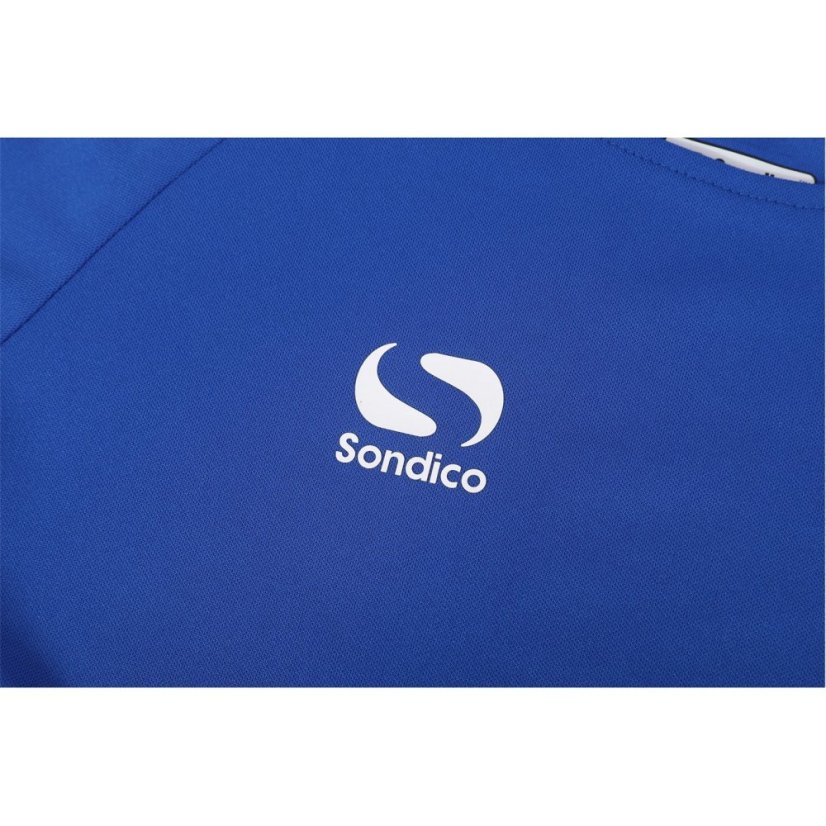 Sondico Fundamental Polo T Shirt Junior Boys Royal/White