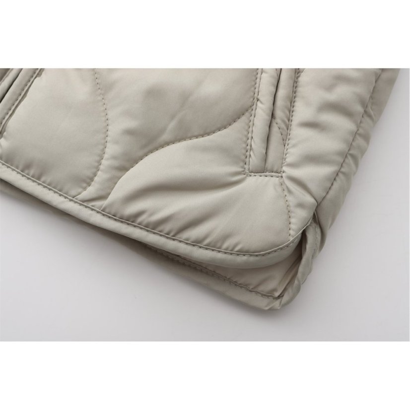 Firetrap Kids' Lightweight Long Sleeve Quilted Jacket Beige