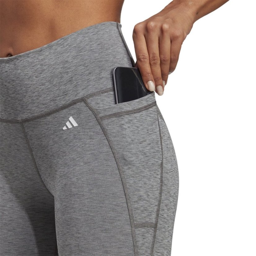 adidas High Wasited Logo 7/8 Tights Womens Grey