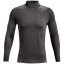 Under Armour Men's Fitted Mock Baselayer Top Gray