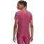 Under Armour Women's Tech Taping Short-Sleeve Performance Gym Top Fuschia Dusk