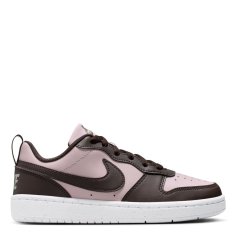 Nike Court Borough Low 2 SE Big Kids' Shoes Rose/Brown