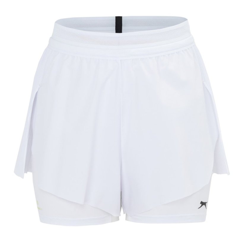 Slazenger 2 in 1 Short Womens White