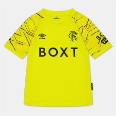 Umbro Rangers Home Goalkeeper Shirt 2025 2026 Juniors Yellow