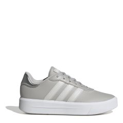 adidas Court Platform Women's Trainers White/Metallic