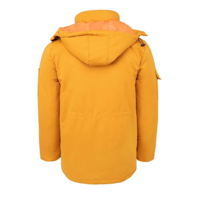 Lee Cooper Cooper Men Padded Parka Jacket Yellow