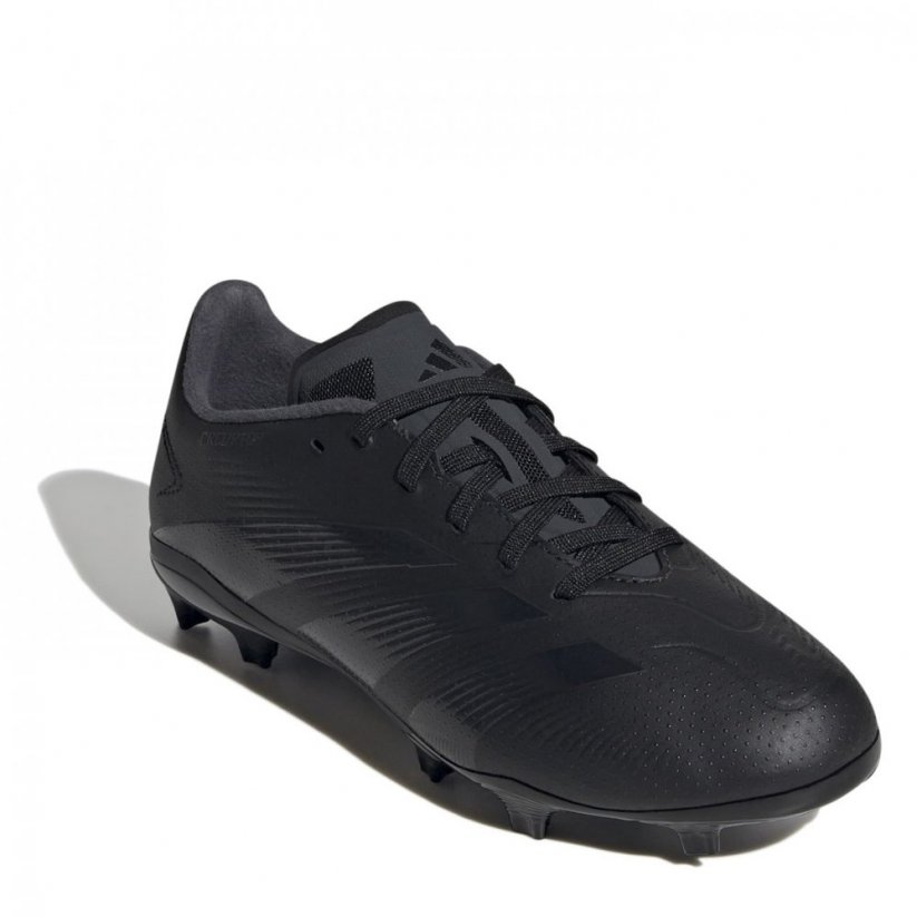 adidas Predator 24 League Children's Firm Ground Boots Black/Grey