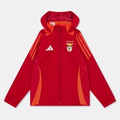 adidas Unisex Kids Benfica Rain Coar 2024 2025 Team Power Red