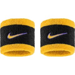 Nike Swoosh Wristband 2 Pack Black/Purple