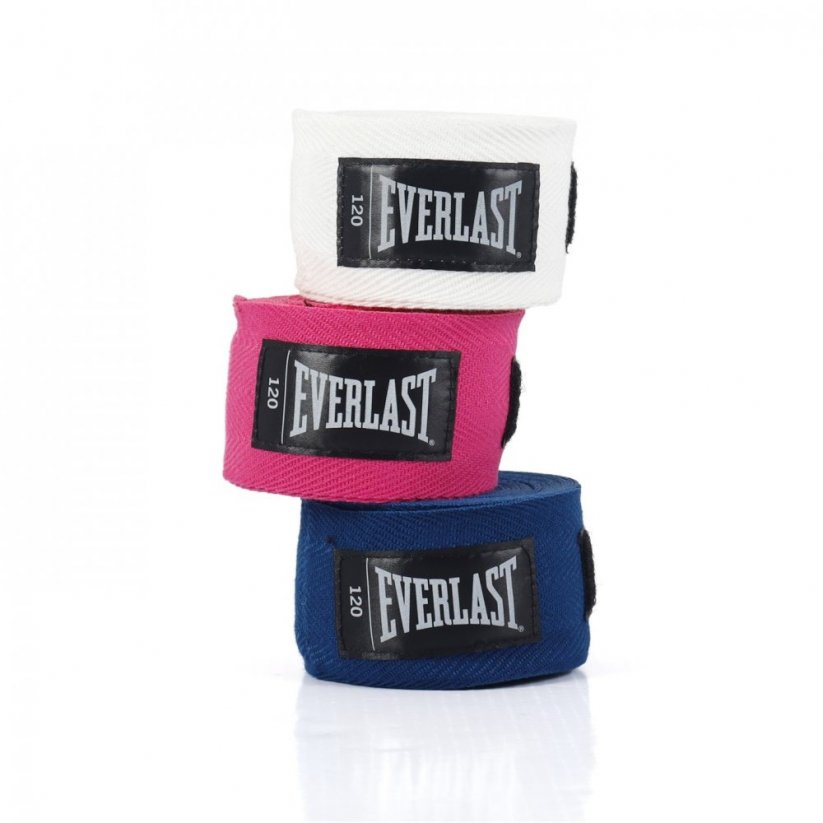 Everlast 120 3 Pack of Handwraps Red/Blk/Nat