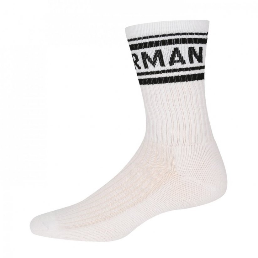 Ben Sherman Sherman 3 Pack Sport Socks Mens White/Blck/Grey