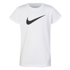Nike Swoosh T Shirt Infant Girls White