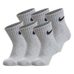 Nike 6-Pack Quarter Socks Infants Grey