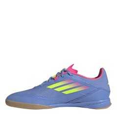 adidas Unisex Adults F50 League Indoor Football Boots Blue/Lucid Lemo