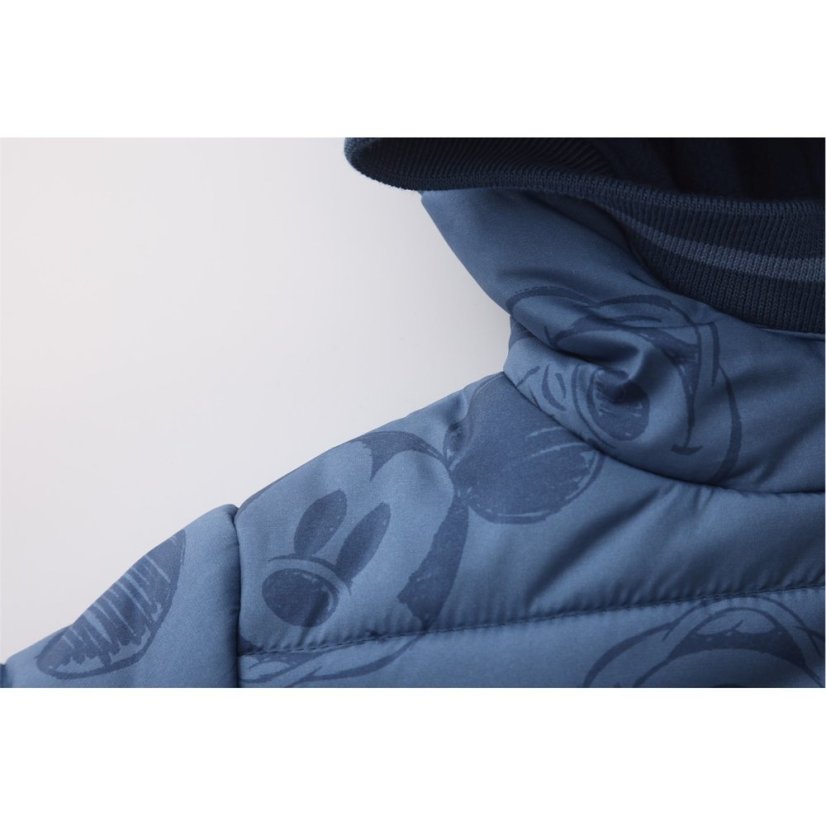 Character Kids' Hooded Long Sleeve Short Puffer Jacket Mickey