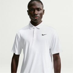 Nike Men's Short Sleeve Performance Polo Shirt White/Black