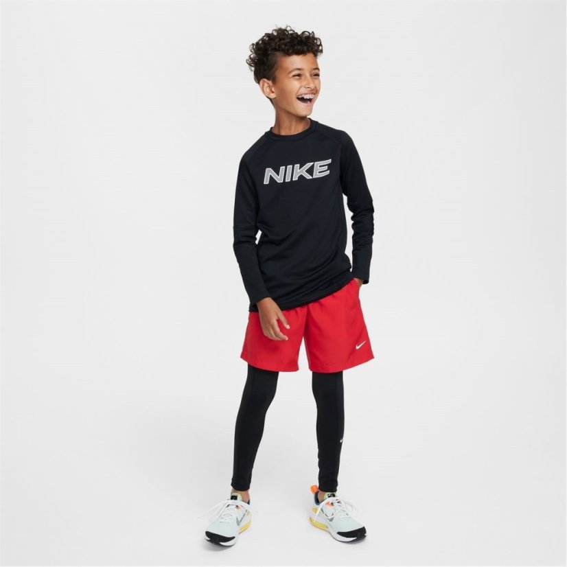 Nike Nike B NP DF LS CREW Jn51 BLACK/WHITE