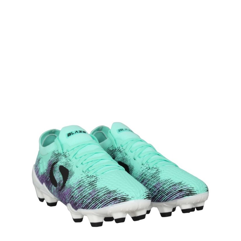 Sondico Blaze Childrens FG Football Boots Turquoise