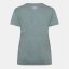 Under Armour Tech™ Twist V-Neck Short Sleeve Womens Silica Green