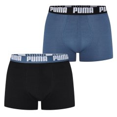 Puma 2 Pack Boxers Mens Sky Blue Combo