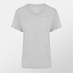 Under Armour Tech™ V-Neck Short Sleeve Womens Blue Calm