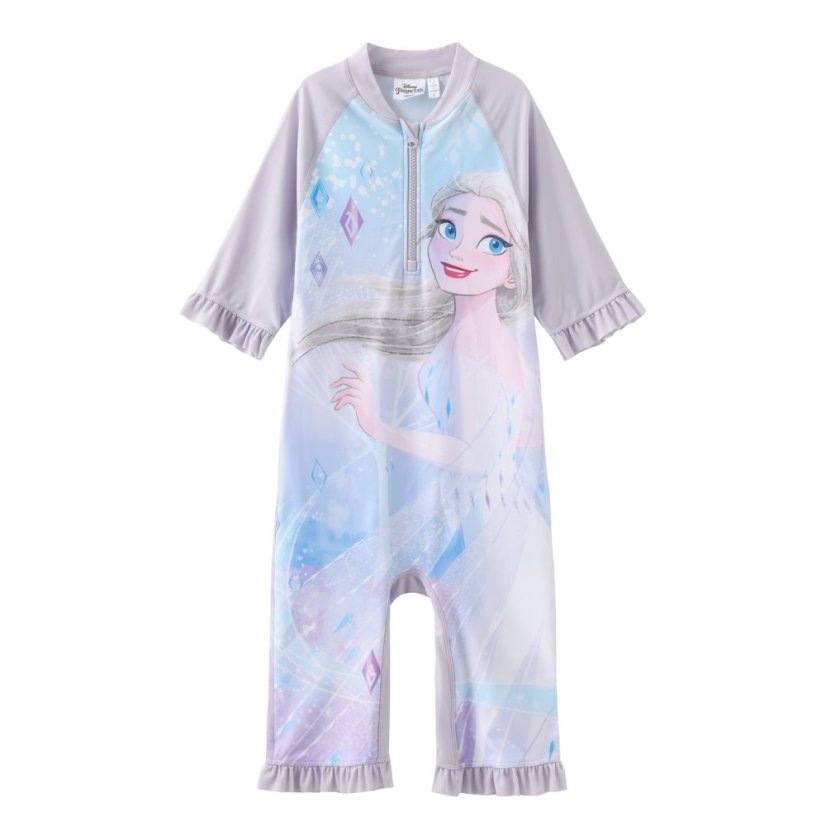 Character All In One Swimsuit Juniors Frozen