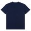 US Polo Assn Logo Crop T Shirt Navy Blazer