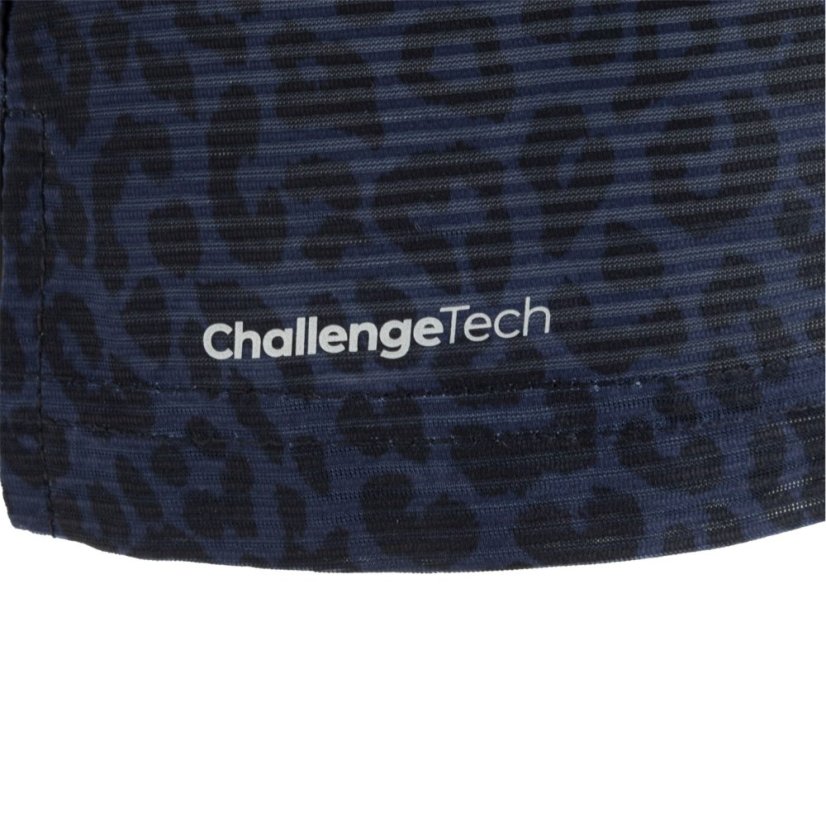 Slazenger Zip Sleeveless Polo Navy