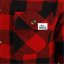 Lonsdale Men's Hooded Long Sleeve Sherpa Jacket Red/Black