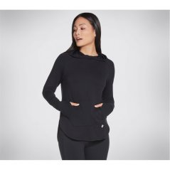 Skechers Women's Awakened Tech Fleece Over The Head Hoodie Black