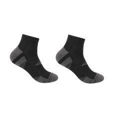 Everlast Mens Cushioned Quarter Socks 2Pk Black