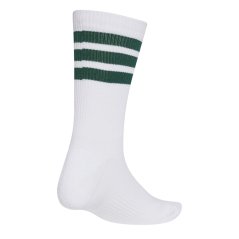 adidas 3-Pack Crew Socks Adults White/Green 3S