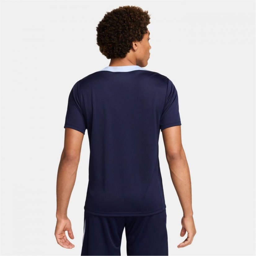 Nike France Strike Short Sleeve Top 2024 Adults Blue